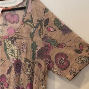 2xl perfect tee - super soft Rayon blend floral